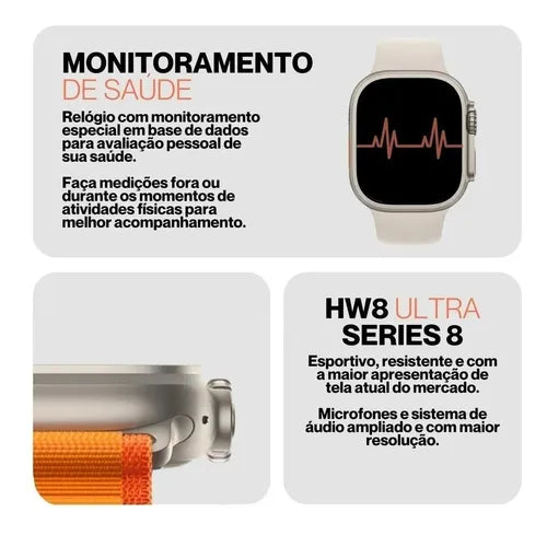 Smartwatch Serie 8 Ultra® 2023 - 50%OFF